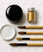 Kintsugi Reparatur-Set mit Urushi-Lack, Goldpulver und Werkzeug